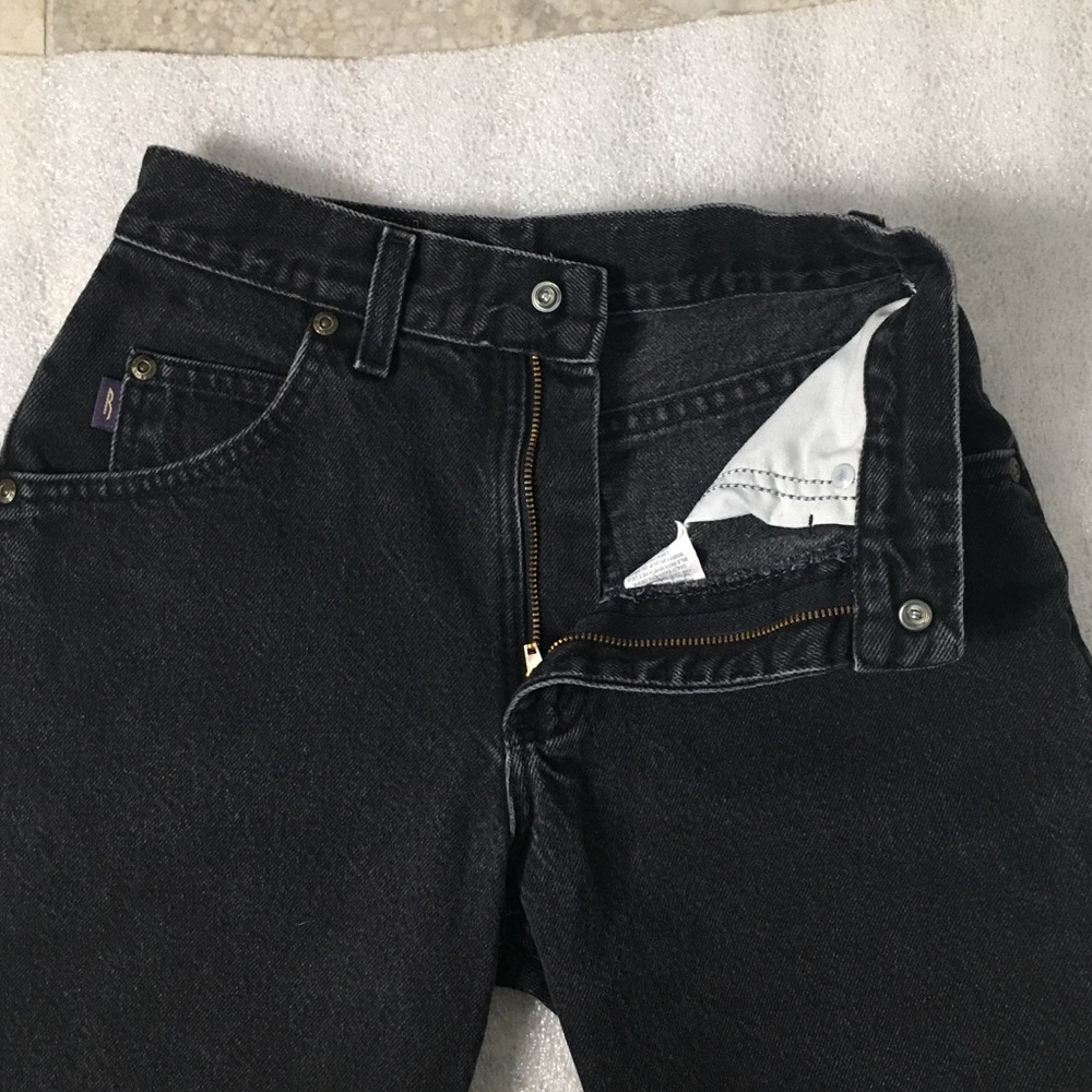 SOLD! Vintage Riders High Rise Jeans Black 22” Waist - Picture 11 of 16